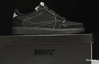 x Low Travis Phantom" Scott "Black Air  Jordan 1 DM7866-001 0425